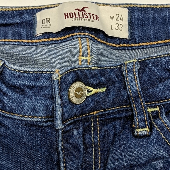 Women's Hollister Jeans Distressed 24x33 @cool - Picture 4 of 13